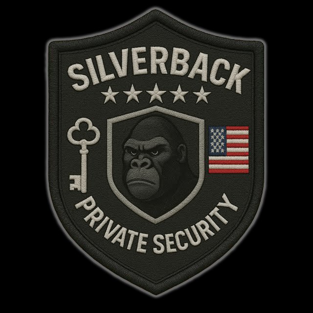 silverback logo black glow